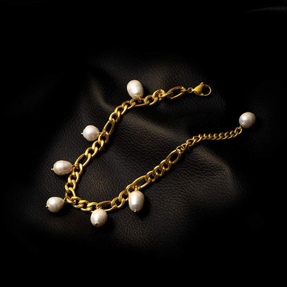 Mythstone Pearl Happiness Wealth Anklet