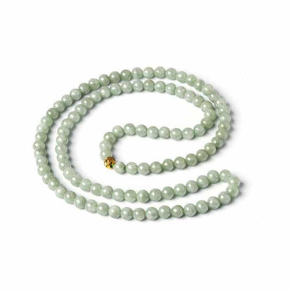 Pulsera Mala de la suerte con 108 cuentas de jade