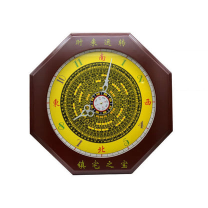 Mythstone Feng Shui Bagua Map Balance Energy Map Wall Clock