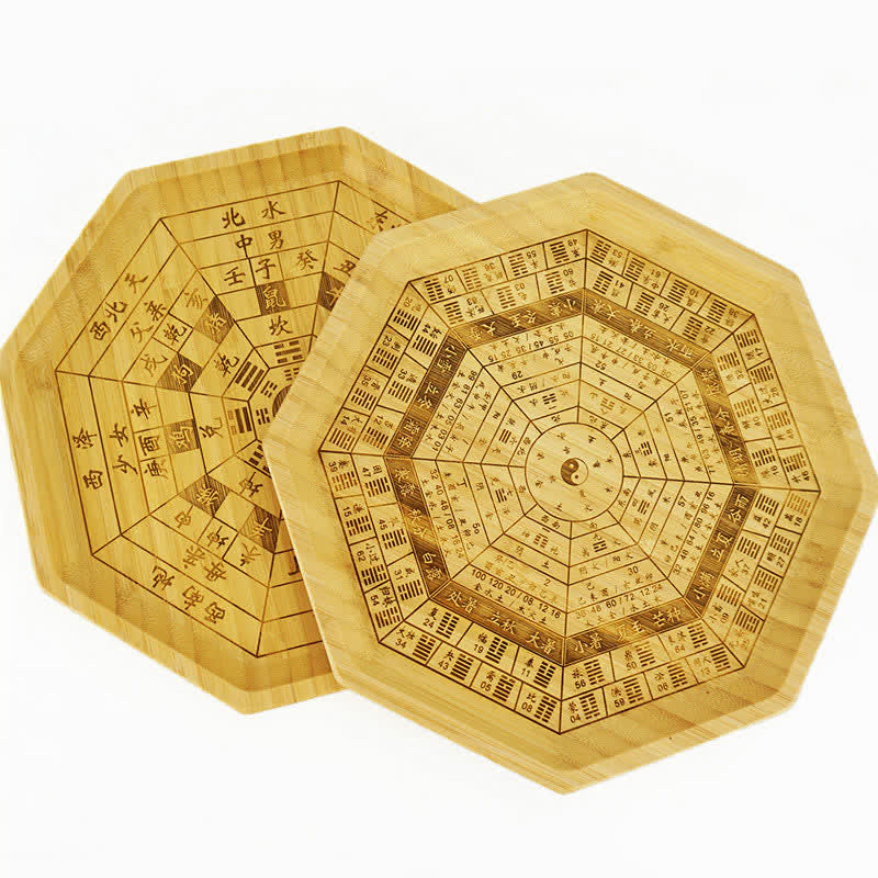 Mythstone Feng Shui Bamboo Bagua Map Harmony Energy Map