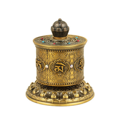 Mythstone Tibetan Blessing Prayer Wheel Car Decoration