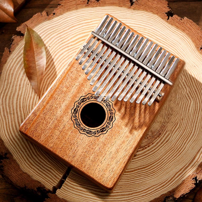 Mythstone Kalimba 17 Keys Thumb Piano Mahogany Wood Acacia Walnut Portable Finger Piano