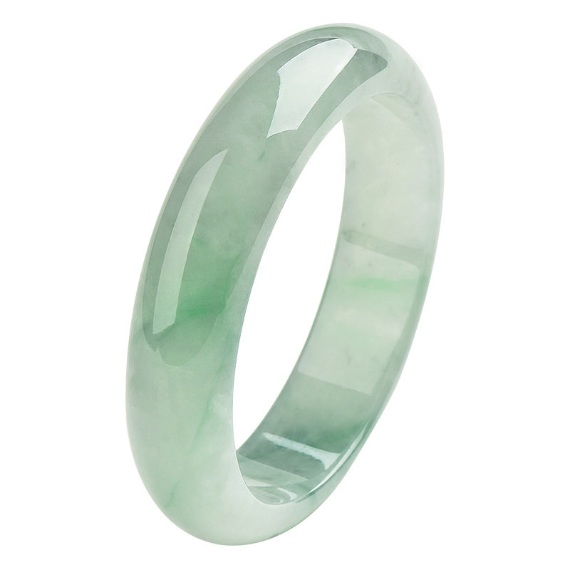 Mythstones  Natural Jade Prosperity Wealth Luck Bangle Bracelet