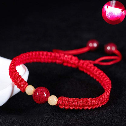 Mythstone Cinnabar Blessing Red String Bracelet For Kids