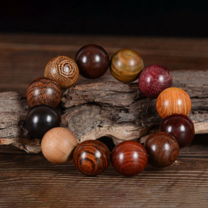 Mythstone Multicolored Sandalwood Protection Healing Bracelet