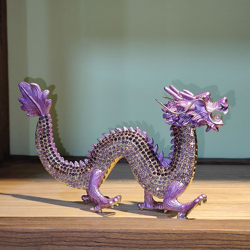 Mythstone Handmade Feng Shui Dragon Luck Success Home Decoration