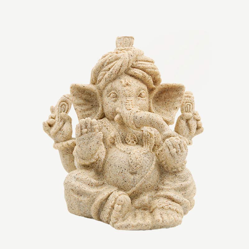 Mythstone Ganesh Ganpati Elephant Statue Blessing Protection Home Decoration