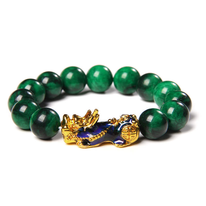 Mythstone Pixiu Jade Abundance Protection Bracelet