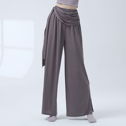 Mythstone Retro Loose Wide Leg Pants Casual Dance Women's Yoga Pants