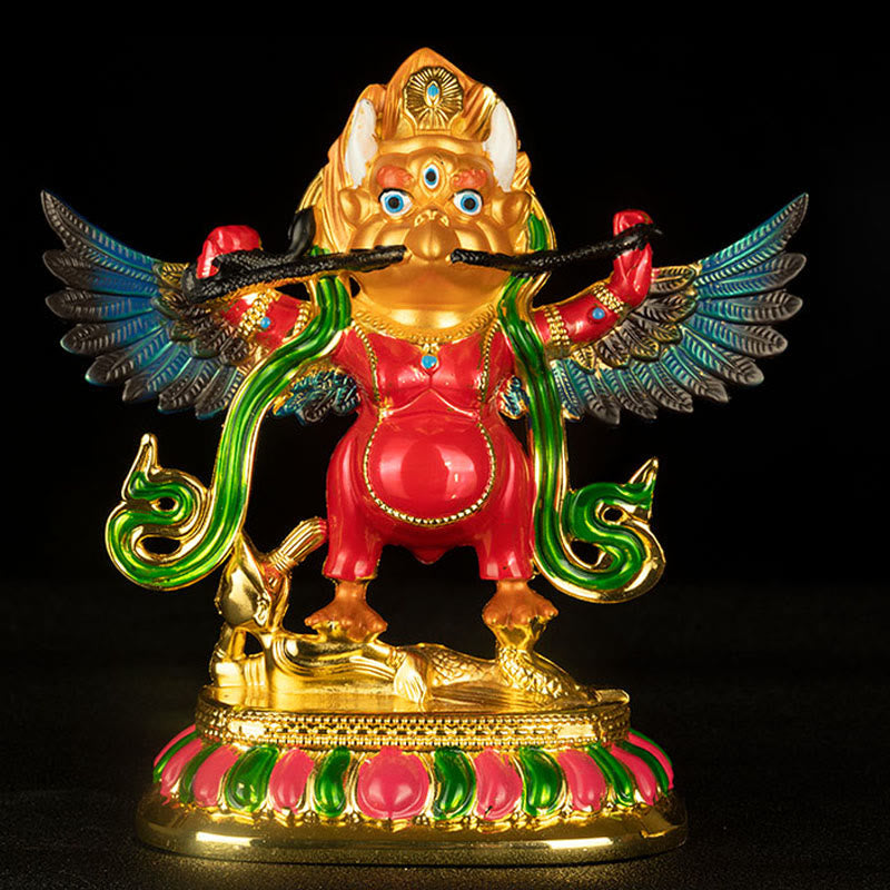 Mythstone Tibet Garuda Bird Alloy Keep Evil Spirits Away Home Decoration