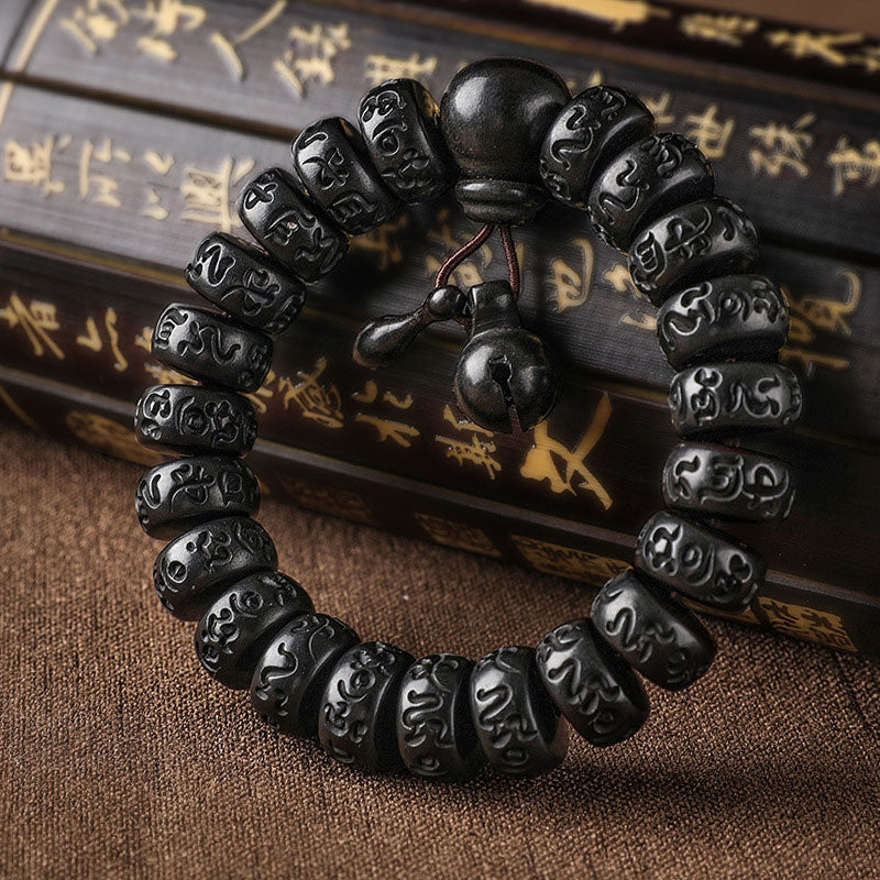 MythStone Tibetan Lightning Strike Wood Protection Bracelet