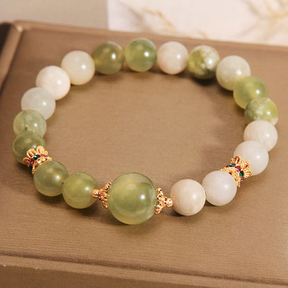 Mythstone Green Grape Color Jade Abundance Bracelet