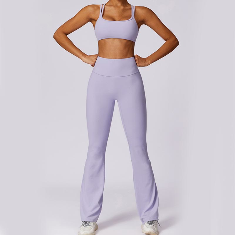 Pantalones acampanados de cintura alta Mythstone para deportes, fitness y yoga 