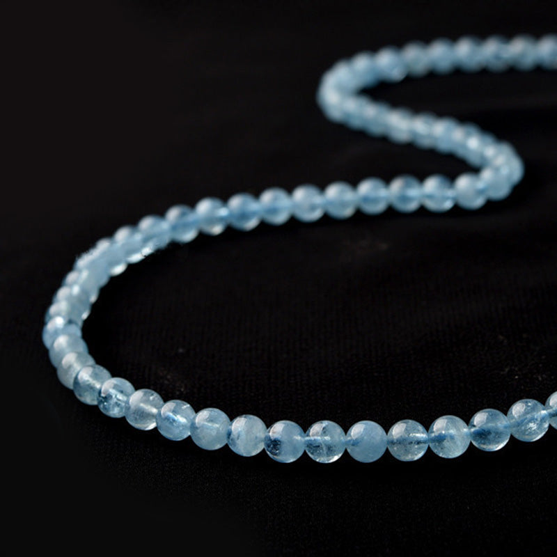 Mythstone Natural Aquamarine Peace Healing Bracelet