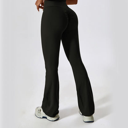 Pantalones acampanados de cintura alta Mythstone para deportes, fitness y yoga 