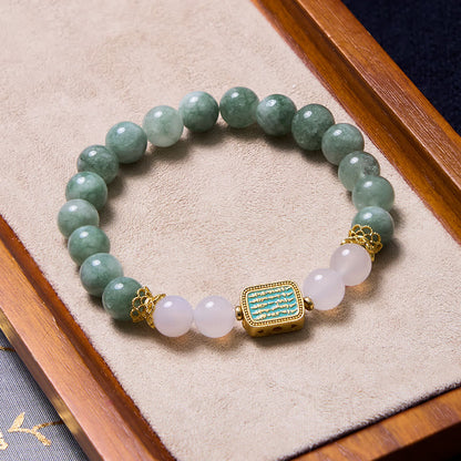 Mythstone Promote New Beginnings Mint Green Jade Bracelet Bangle Bundle