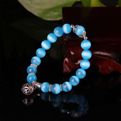 Mythstone Tibetan Cat Eye Lucky Bracelet