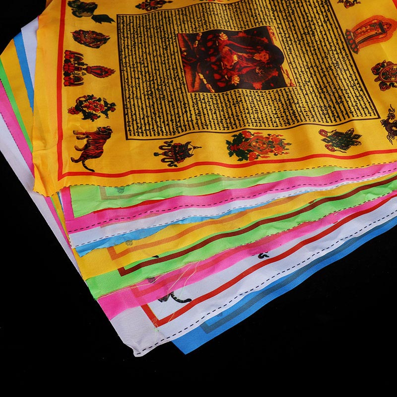 Mythstone Tibetan Blessing Outdoor 10 Pcs Prayer Flag