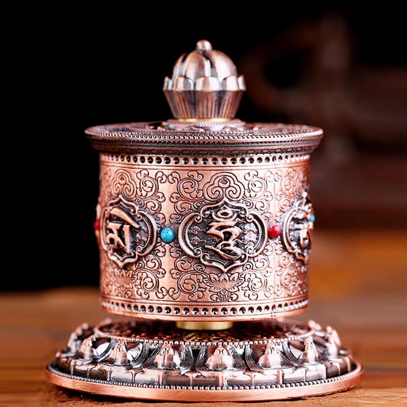 Mythstone Tibetan Blessing Prayer Wheel Car Decoration