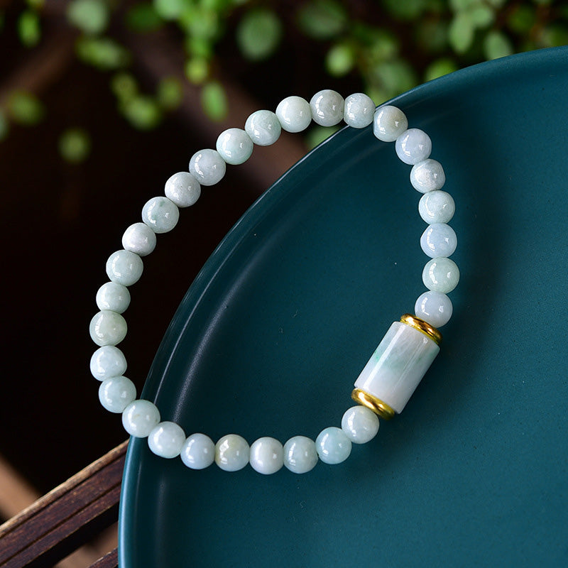 Mythstone Natural Jade Luck Prosperity Bracelet