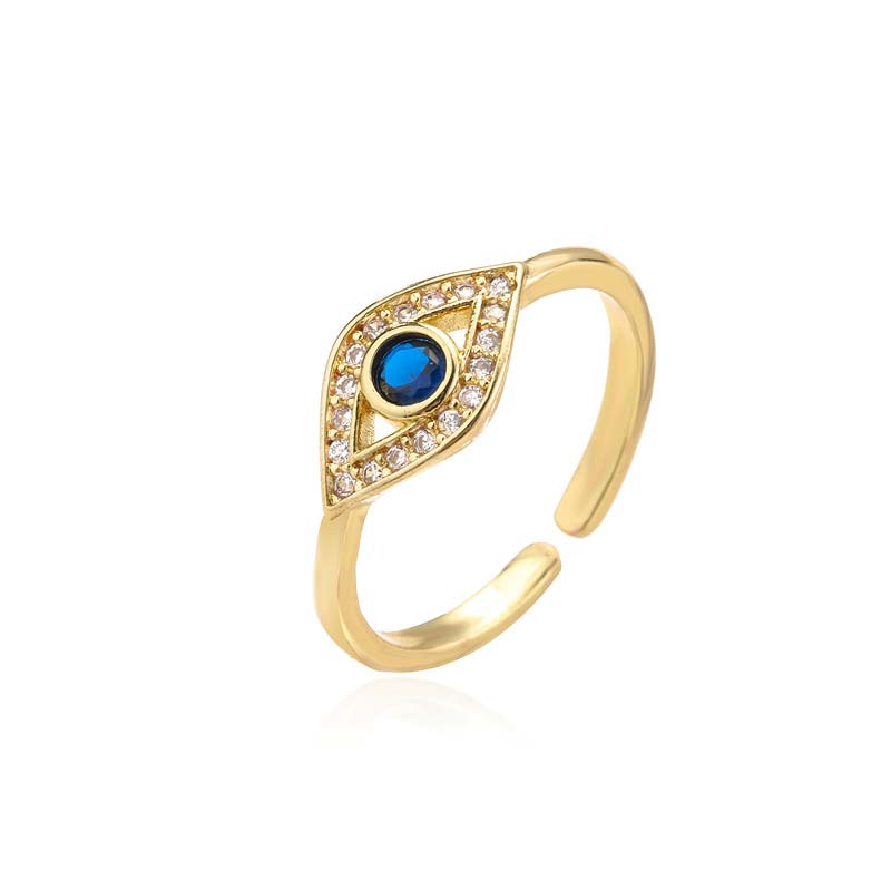 Mythstone Evil Eye Protection Blessing Copper Ring