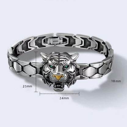 Mythstone Tiger Head Design Healing Bracelet