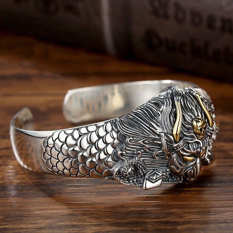 Mythstone Tibetan Garuda Bird Wisdom Protection Bracelet Bangle