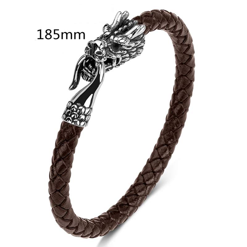 Mythstone Dragon Titanium Steel Protection Luck Bracelet