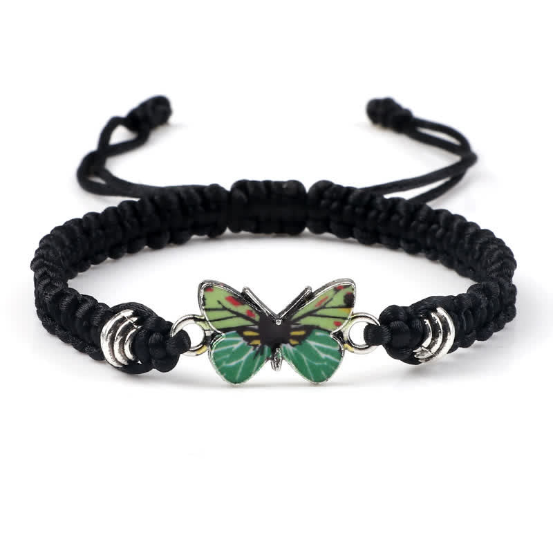 Pulsera con dije de mariposa y amor por la libertad de Mythstone