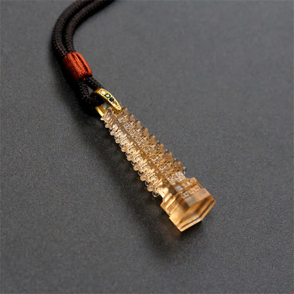 Mythstone Liuli Ancient Pagoda Wisdom Necklace