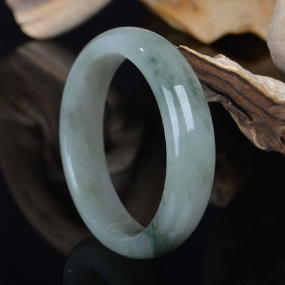 Mythstone Natural Jade Luck Healing Bangle Bracelet