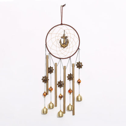 Mythstone Dream Catchers Love Elephant Boat Wall Hanging Chime Bell Handmade Home Decoration