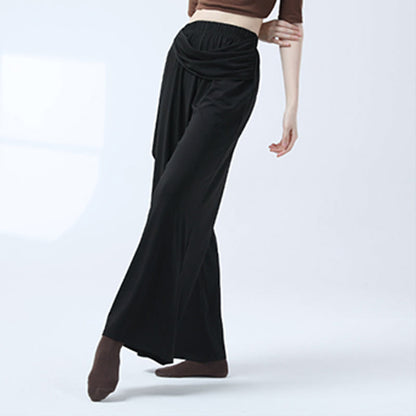 Mythstone Retro Loose Wide Leg Pants Casual Dance Women's Yoga Pants