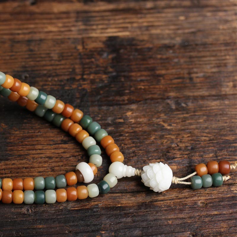 Mythstone Bodhi Lotus Mala Harmony Necklace Bracelet