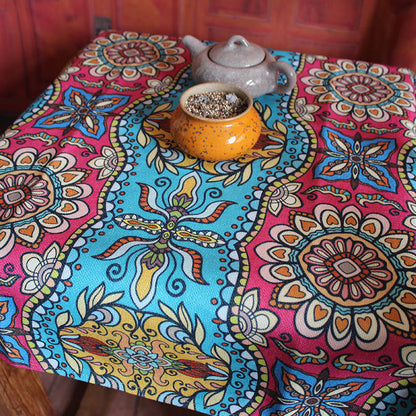 Mythstone Boho Mandala Tablecloth Home Table Cover Decor