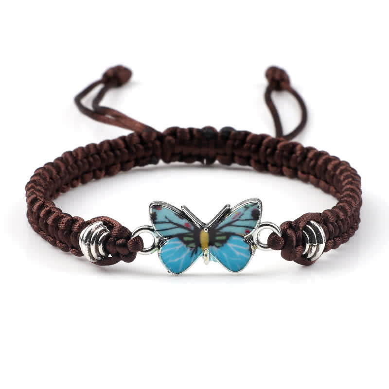 Pulsera con dije de mariposa y amor por la libertad de Mythstone