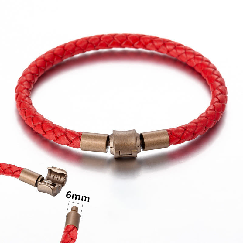 Mythstone Vintage Leather Rope Luck Braid String Bracelet