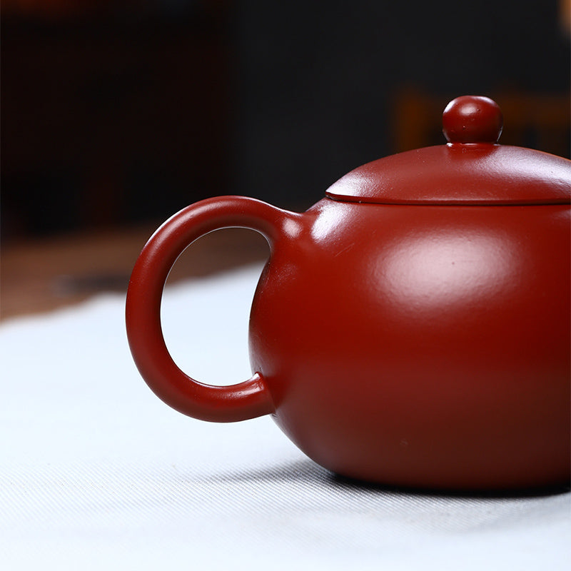 Mythstone Vintage Xishi Teapot Purple Clay Kung Fu Teapot 240ml