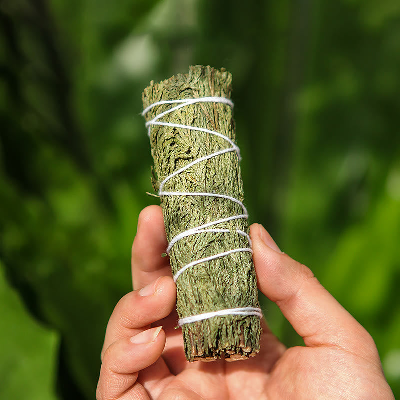 Mythstone Cedar Smudge Stick for Home Cleansing Incense Meditation and Rituals Cedar Sticks Incense Wands