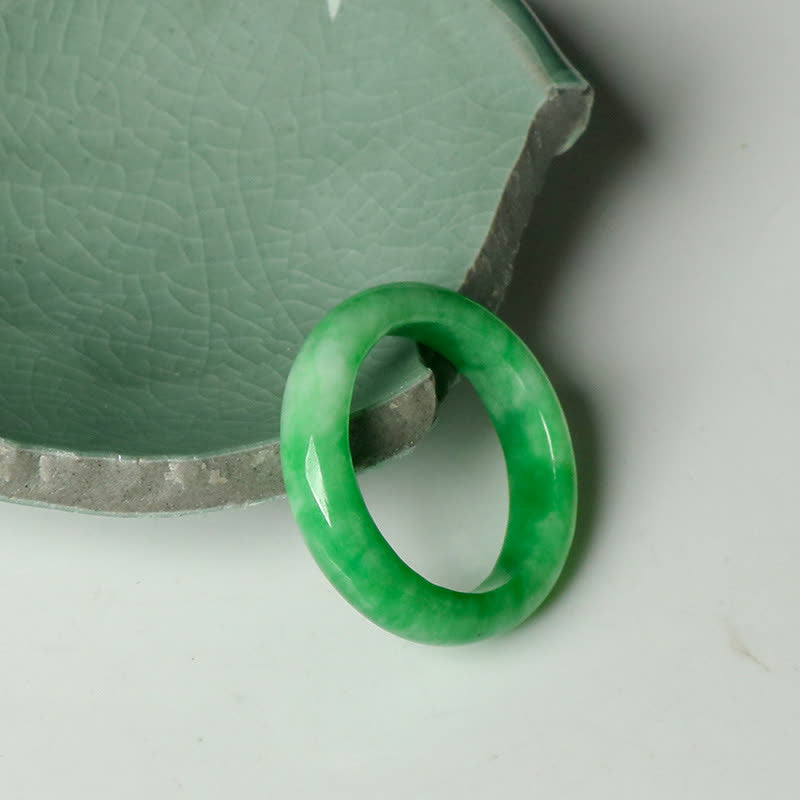 Mythstones  Jade Abundance Luck Ring