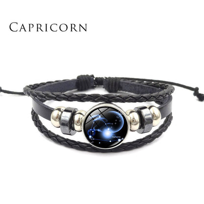 Mythstone 12 Constellations of the Zodiac Moon Protection Bracelet