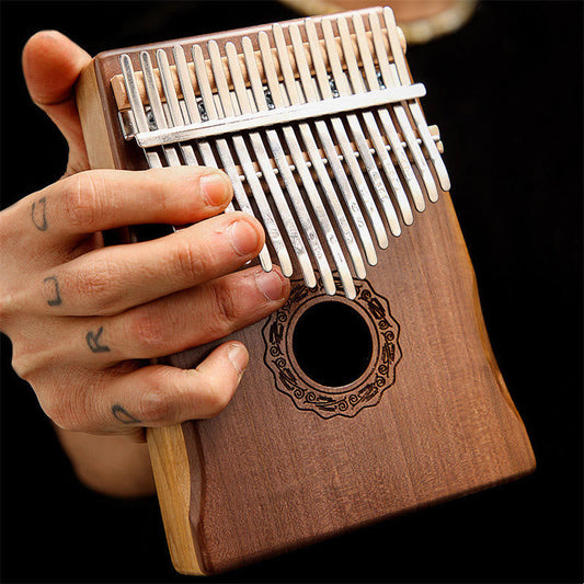 Mythstone Kalimba 17 Keys Thumb Piano Mahogany Wood Acacia Walnut Portable Finger Piano