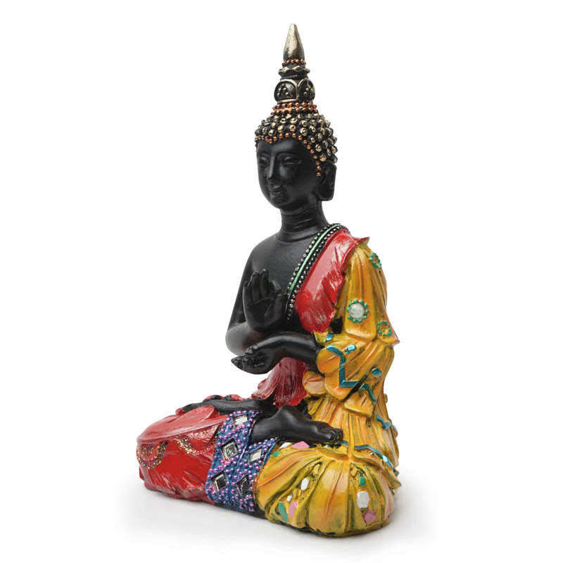 Mythstone Thai Buddha Serenity Resin Statue Decoration