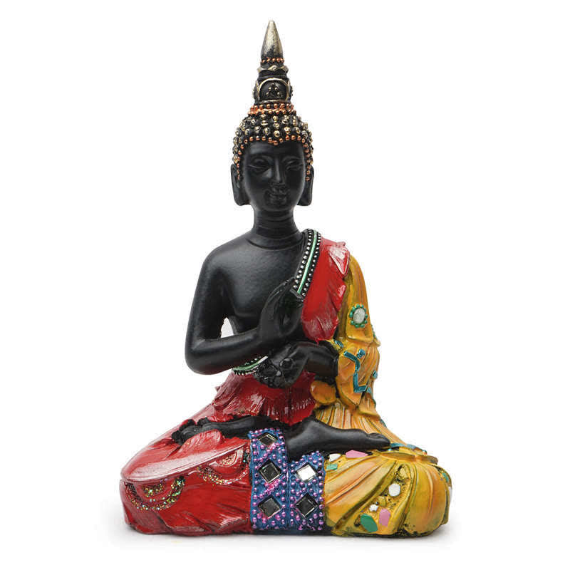 Mythstone Thai Buddha Serenity Resin Statue Decoration