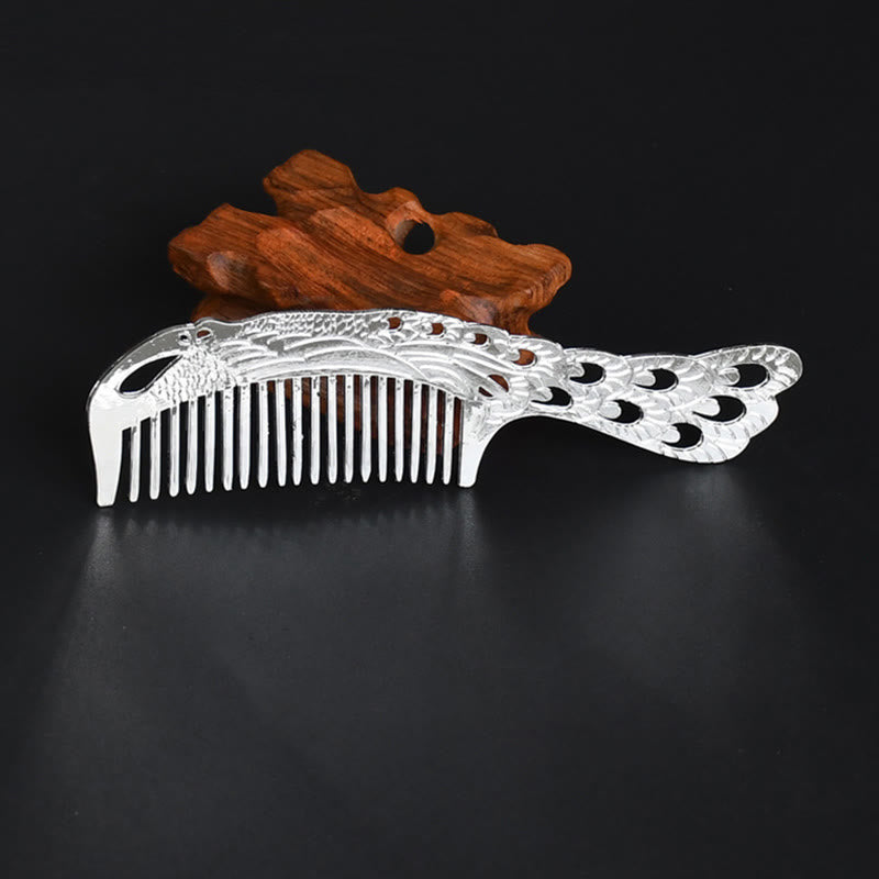 Mythstone Lucky Dragon Phoenix Protection Strength Comb