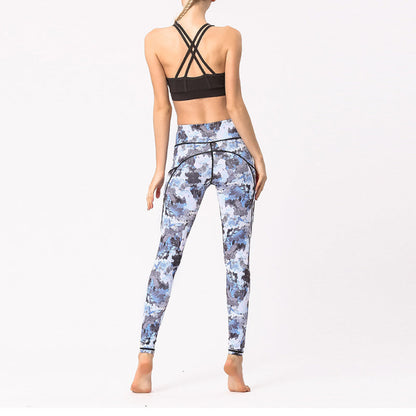 Mythstone Colorful Print Pants Sports Exercise Fitness Leggings Women's Yoga Pants