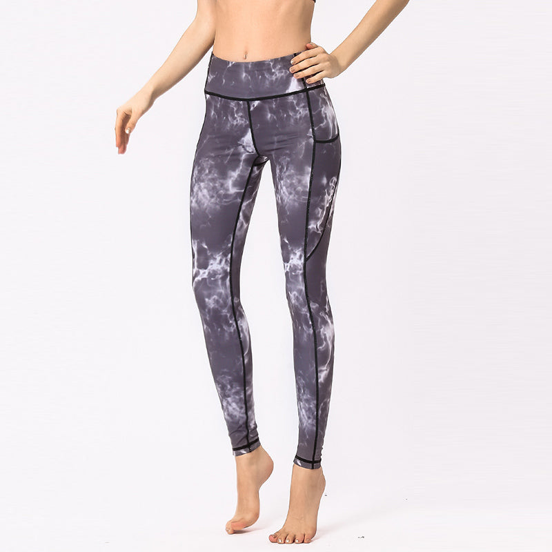 Mythstone Colorful Print Pants Sports Exercise Fitness Leggings Women's Yoga Pants