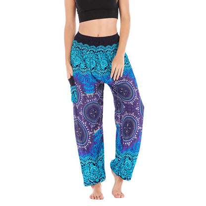 Mythstone Boho Loose Harem Trousers Women's Yoga Pants