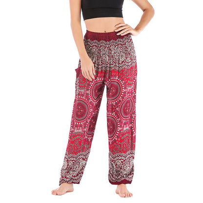 Mythstone Boho Loose Harem Trousers Women's Yoga Pants