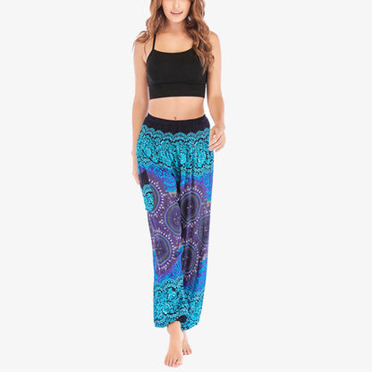 Mythstone Boho Loose Harem Trousers Women's Yoga Pants